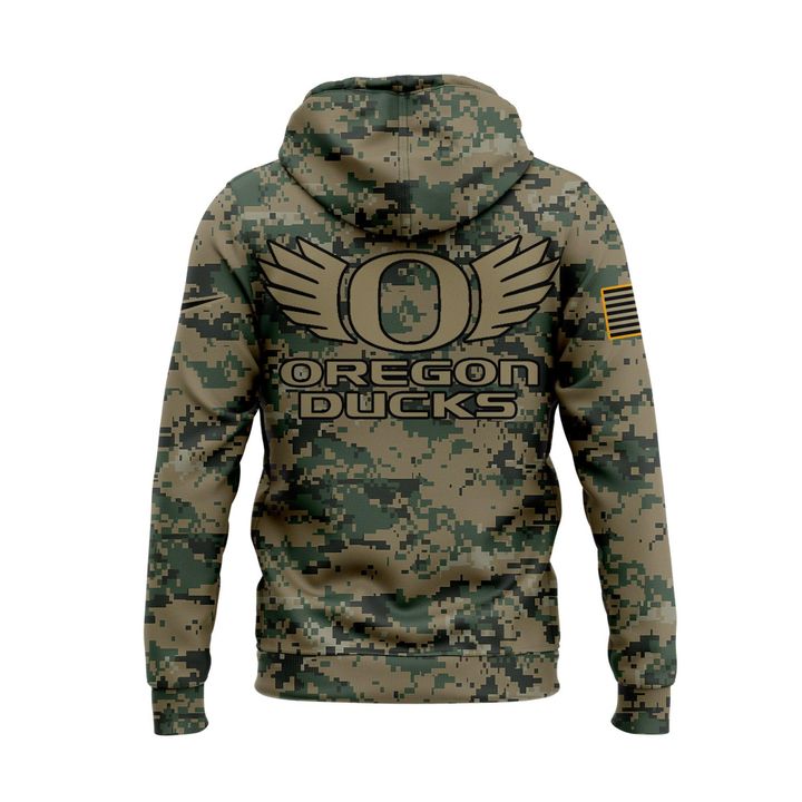 Oregon Ducks '' Salute to Service " 2025 Special Hoodie