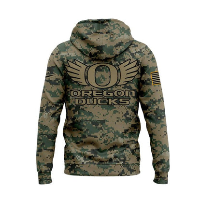 Oregon Ducks '' Salute to Service " 2025 Special Hoodie