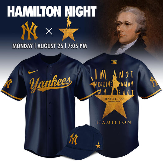New York Yankees x Hamilton Night 2025 Limited Edition Jersey