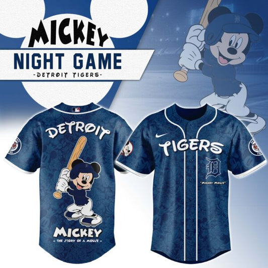 Detroit Tigers x Mickey Mouse Baseball Jersey