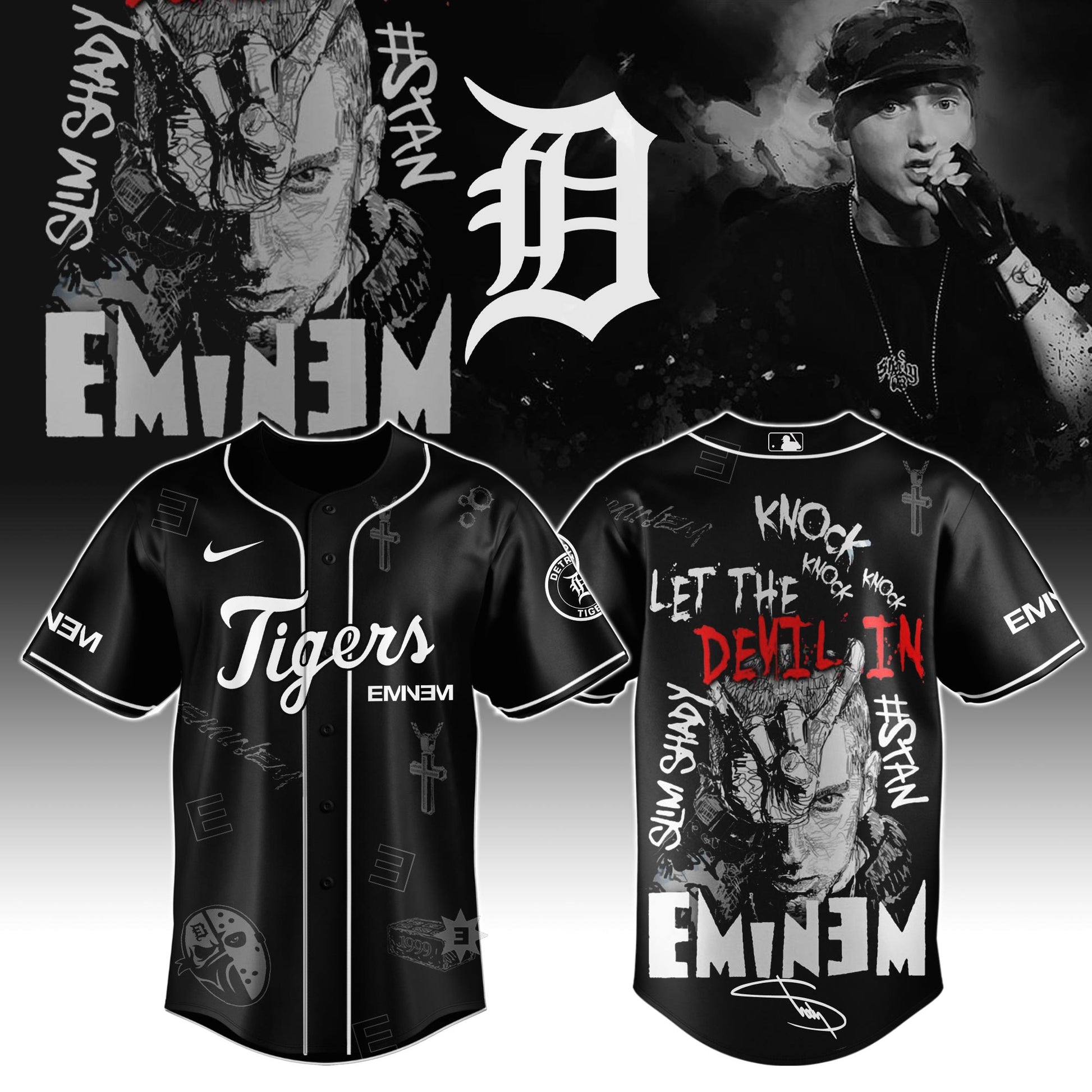 D Tigers x Eminem STANS' TO LAUNCH IN THEATRES WORLDWIDE 2025 Jersey Editions Limited +Selling Out Fast
