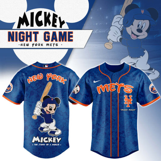 New York Mets  x Mickey Mouse Baseball Jersey