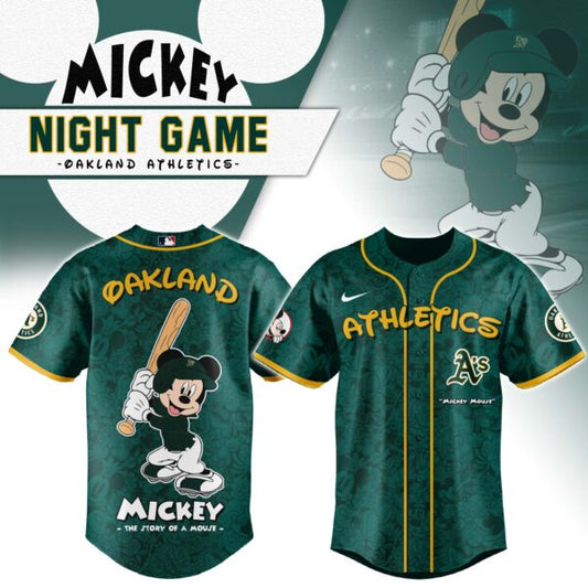 Athletics x Mickey Mouse Baseball Jersey