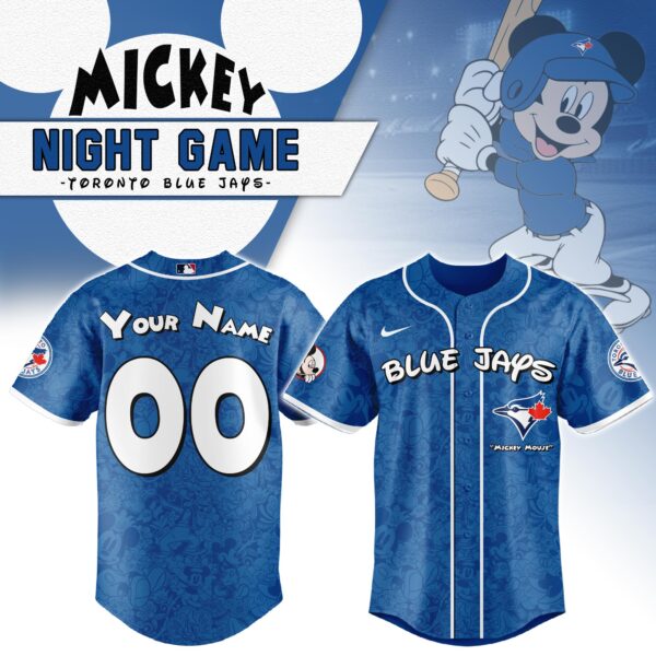 Toronto Blue Jays x Mickey Mouse Baseball Jersey