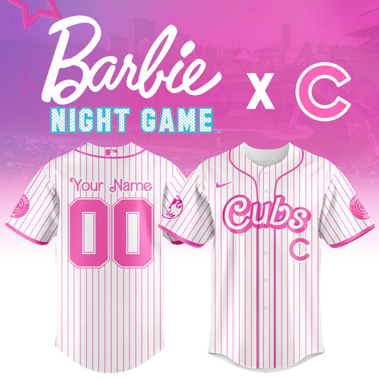 .    Chicago  Cubs MLB x Barbie Night Game Limited Edition Jersey 2025 v2