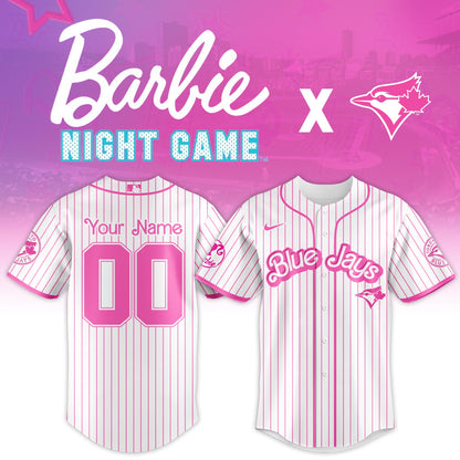 .    Toronto  Blue Jays MLB x Barbie Night Game Limited Edition Jersey 2025 v2