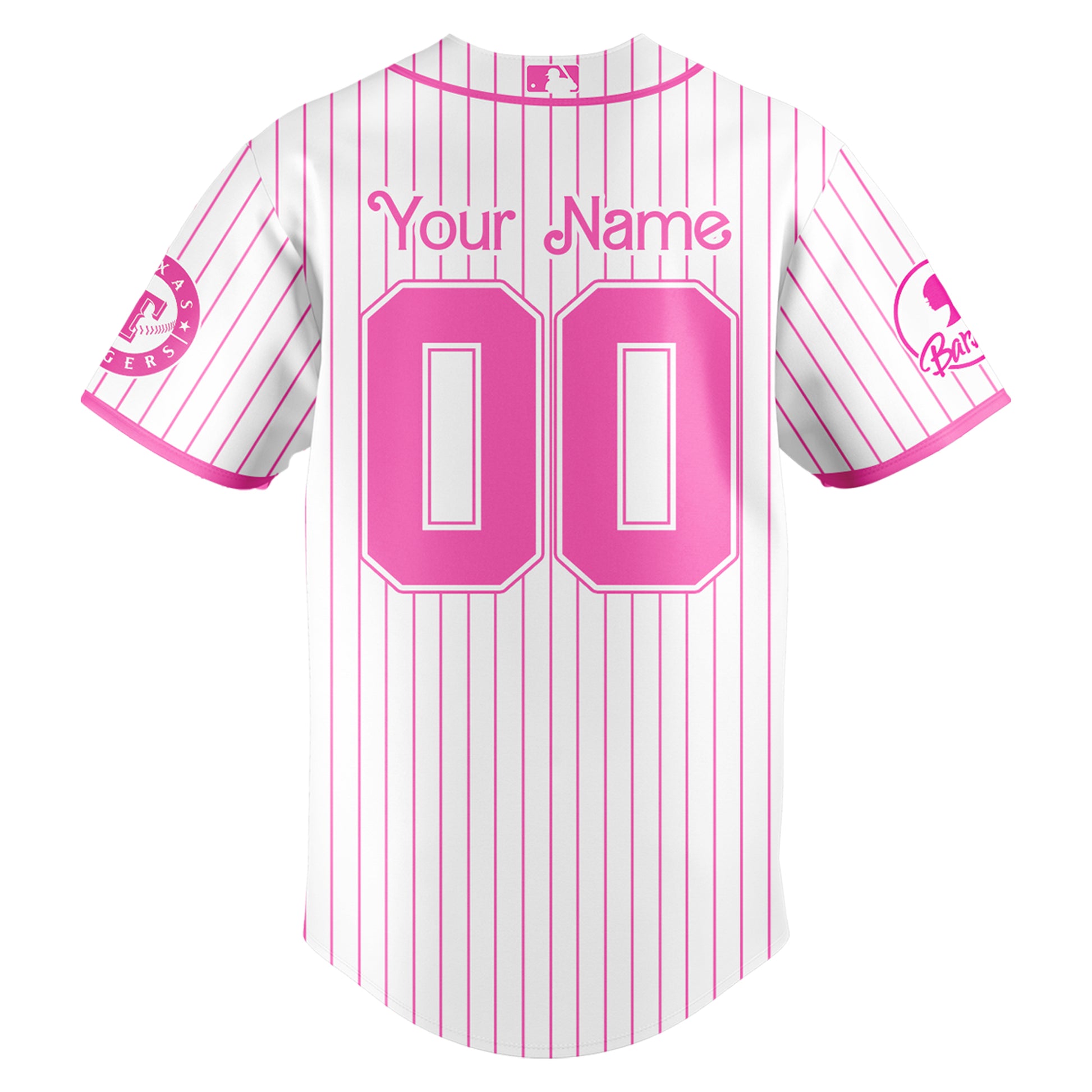 .    Texas  Rangers MLB x Barbie Night Game Limited Edition Jersey 2025 v2