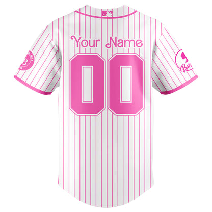 .    Tampa  Bay Rays MLB x Barbie Night Game Limited Edition Jersey 2025 v2