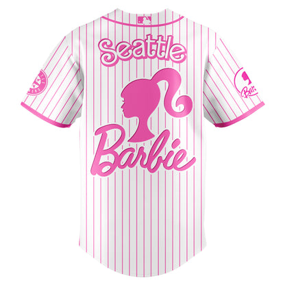 .    Seattle   Mariners MLB x Barbie Night Game Limited Edition Jersey 2025 v1
