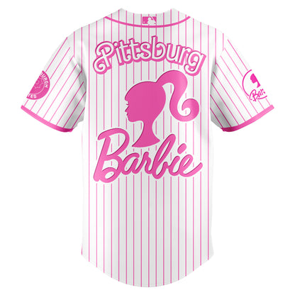 .    Pittsburgh   Pirates MLB x Barbie Night Game Limited Edition Jersey 2025 v1