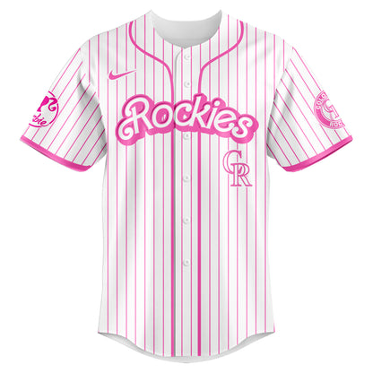 .    Colorado   Rockies MLB x Barbie Night Game Limited Edition Jersey 2025 v1
