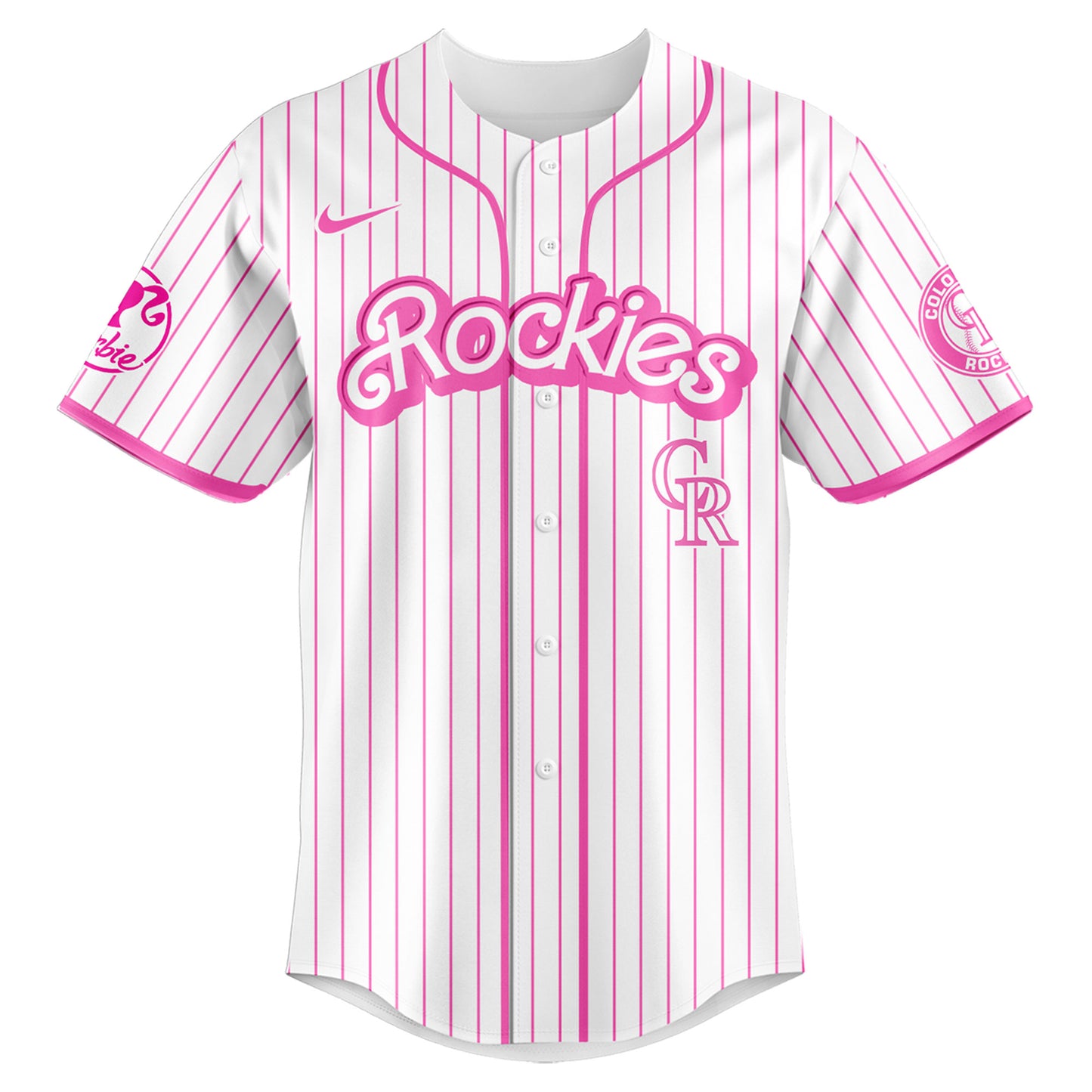 .    Colorado  Rockies MLB x Barbie Night Game Limited Edition Jersey 2025 v2