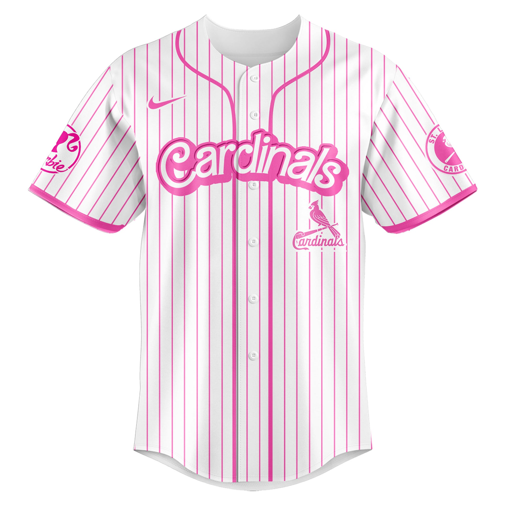 .    St.Louis  Cardinals MLB x Barbie Night Game Limited Edition Jersey 2025 v2