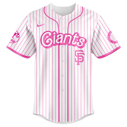 .    San Francisco Giants  MLB x Barbie Night Game Limited Edition Jersey 2025 v2