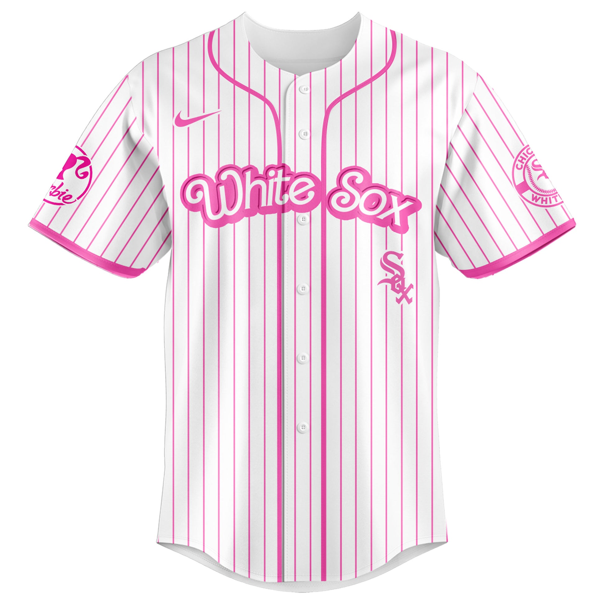 .    Chicago White Sox   MLB x Barbie Night Game Limited Edition Jersey 2025 v1