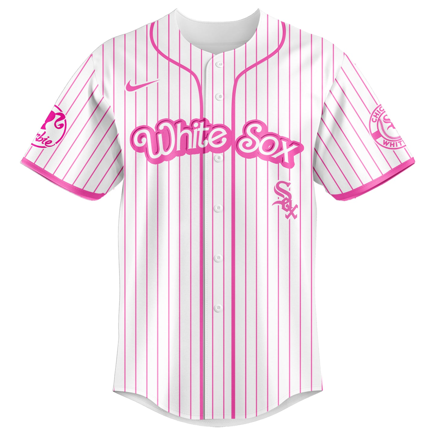 .    Chicago White Sox  MLB x Barbie Night Game Limited Edition Jersey 2025 v2