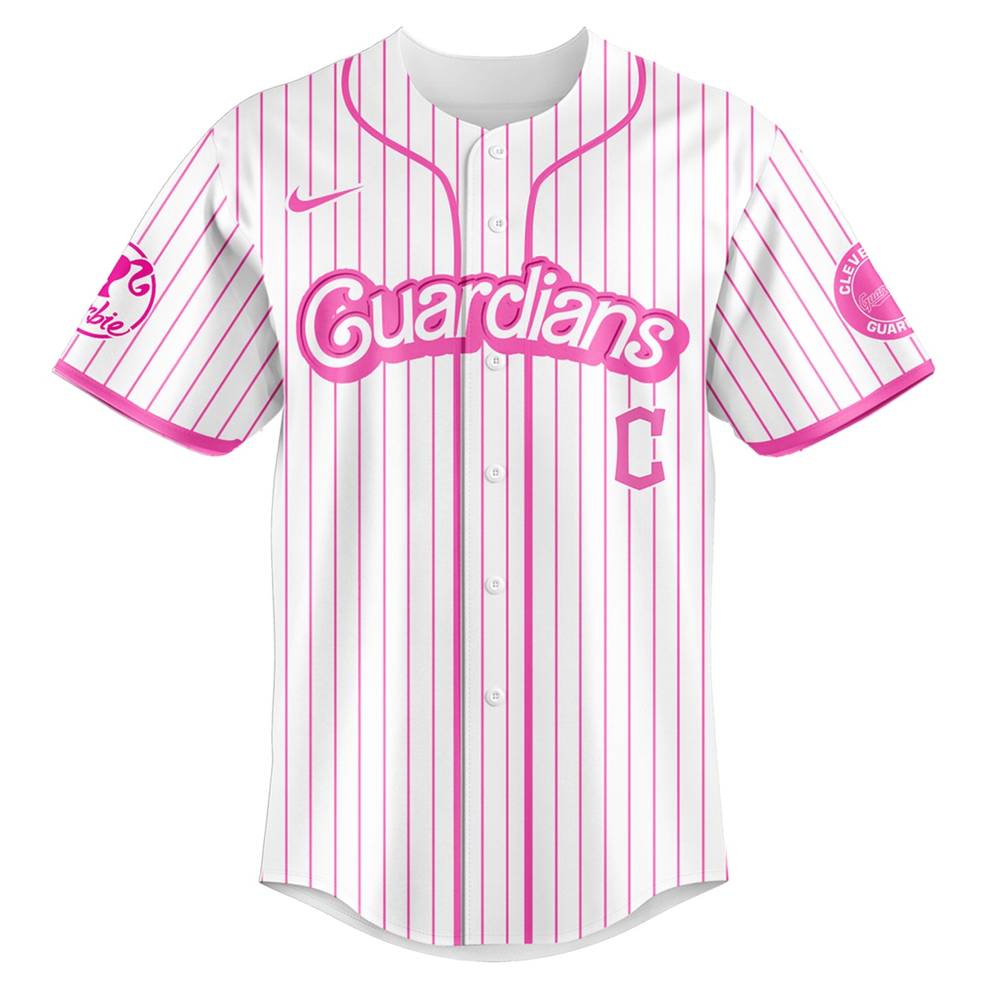 .    Cleveland  Guardians MLB x Barbie Night Game Limited Edition Jersey 2025 v2