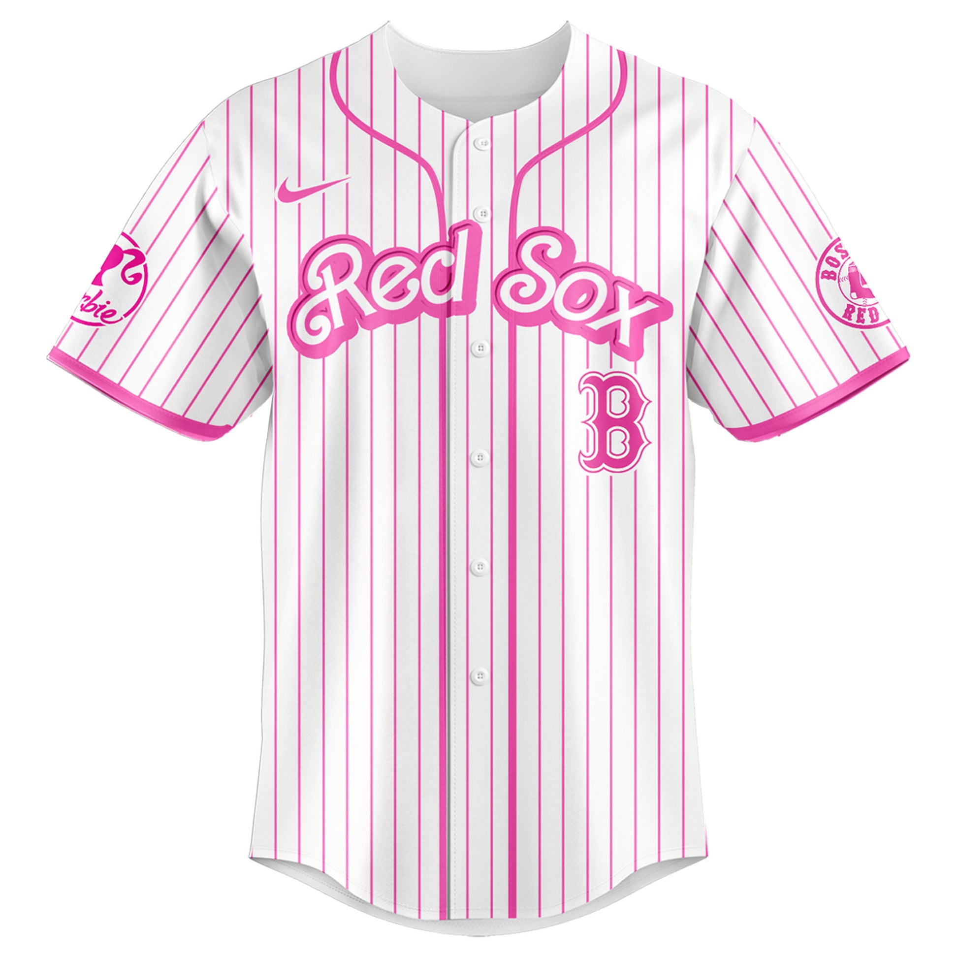 .    Boston  Red Sox x Barbie Night Game Limited Edition Jersey 2025 v2