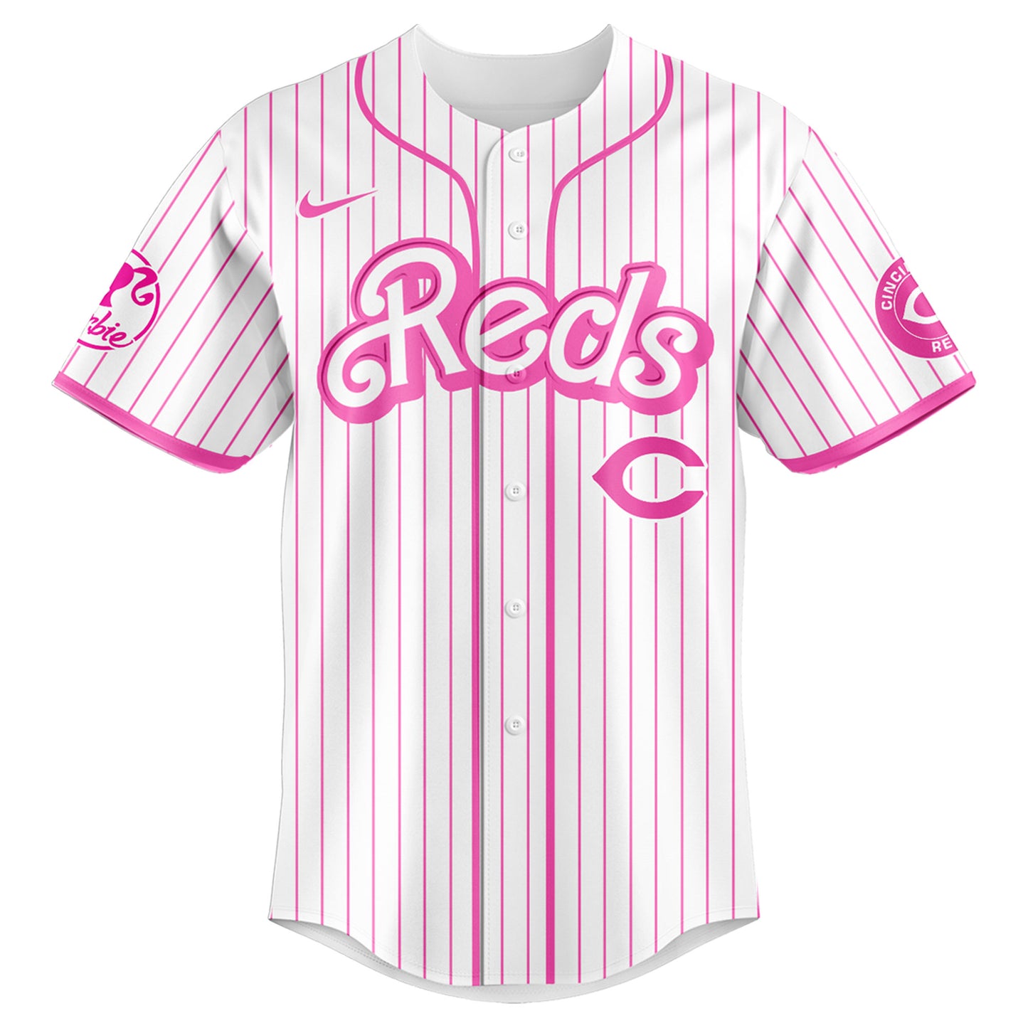 .    Cincinnati  Reds MLB x Barbie Night Game Limited Edition Jersey 2025 v2