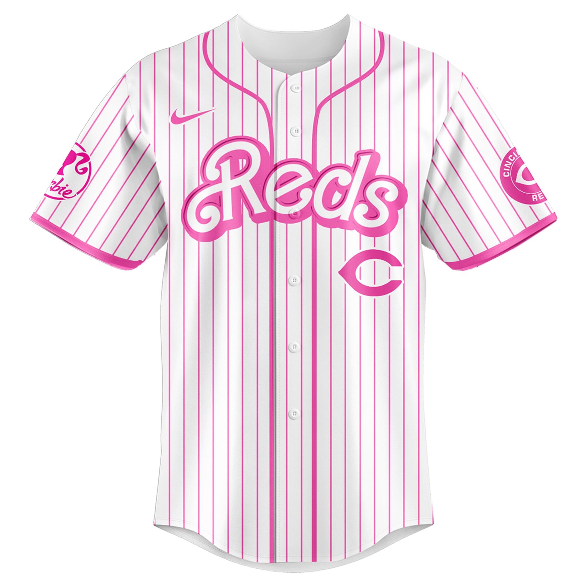 .    Cincinnati  Reds MLB x Barbie Night Game Limited Edition Jersey 2025 v2