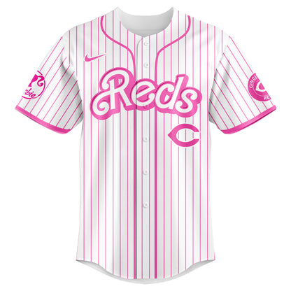 .    Cincinnati  Reds MLB x Barbie Night Game Limited Edition Jersey 2025 v2