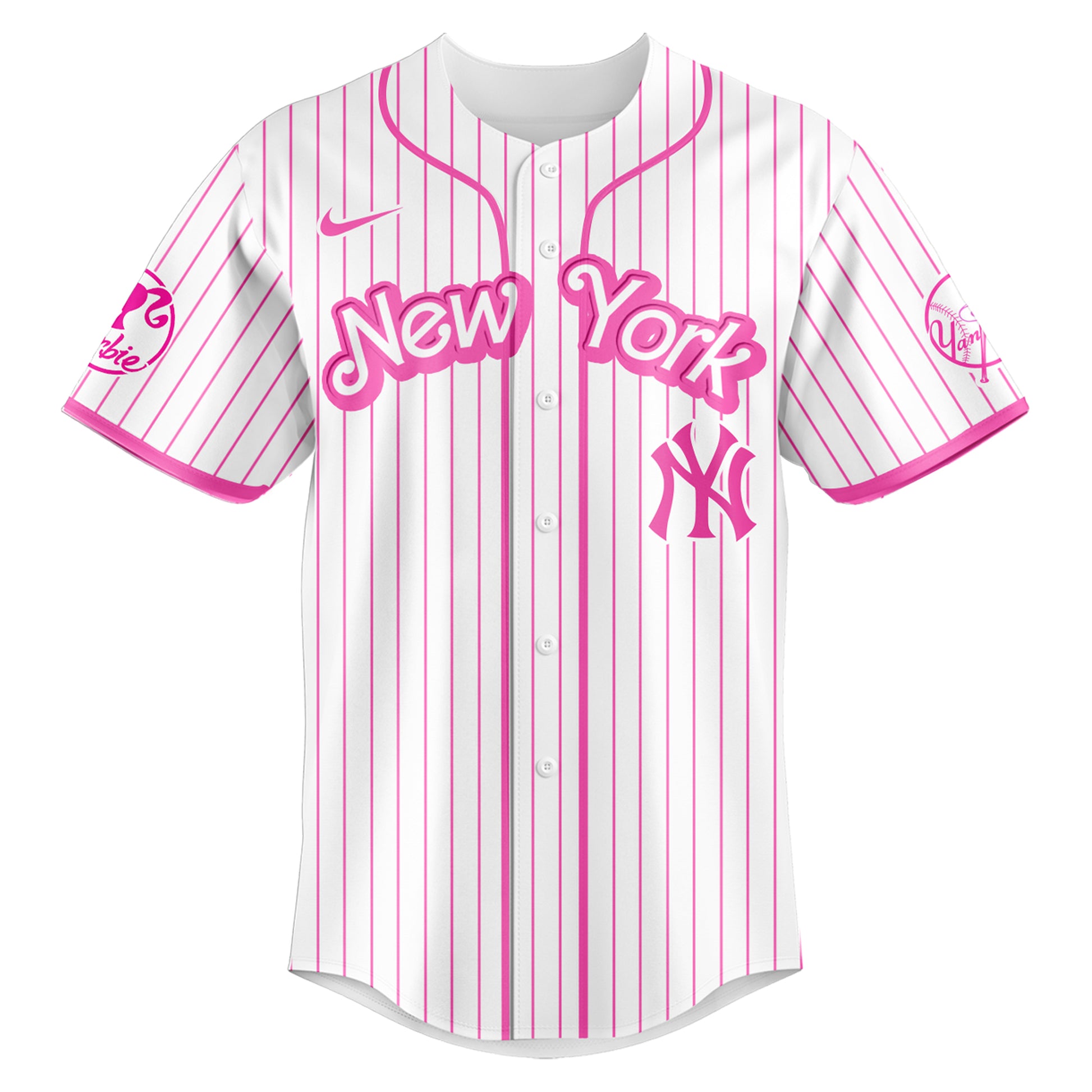 .    New York Yankees  MLB x Barbie Night Game Limited Edition Jersey 2025 v2