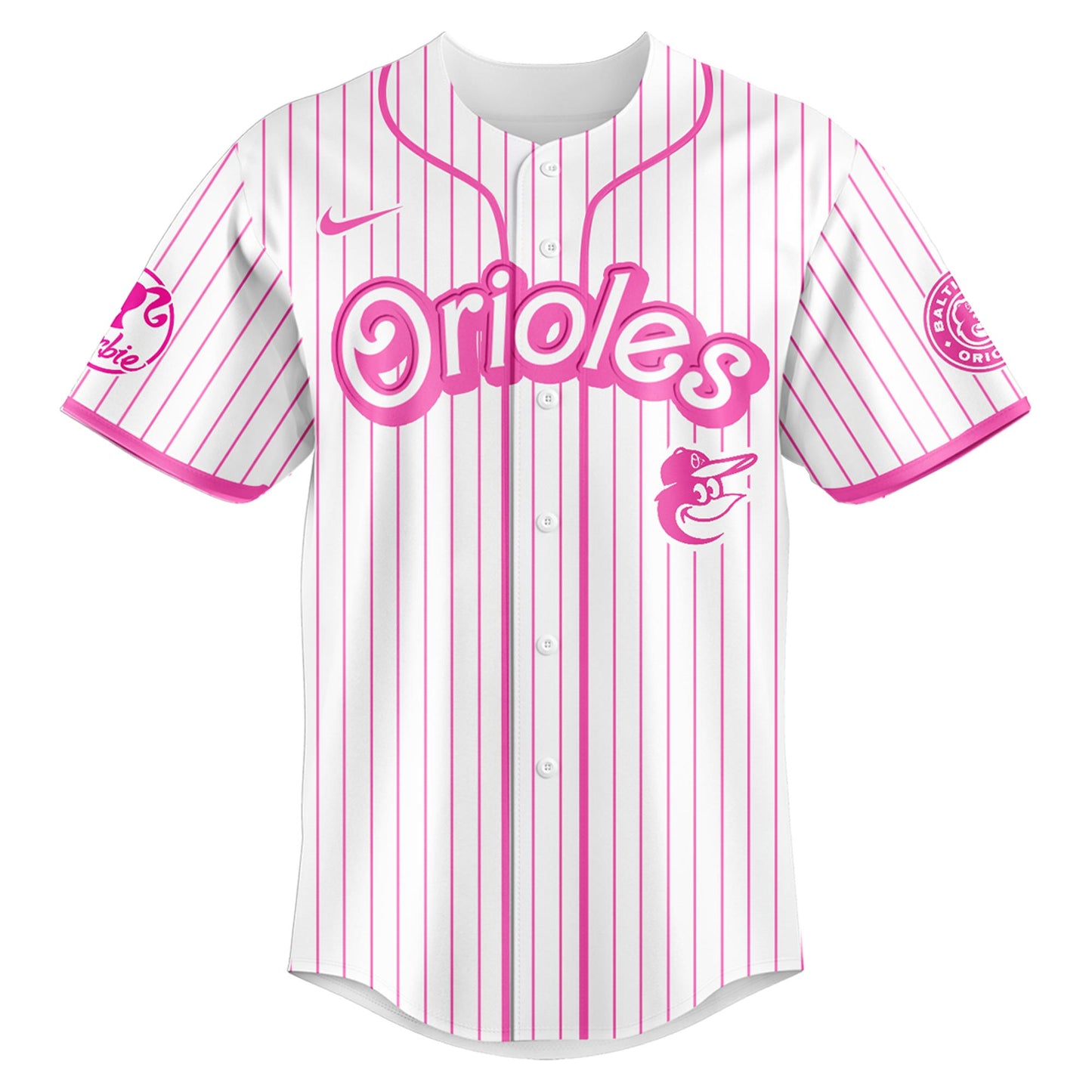 .    Baltimore   Orioles MLB x Barbie Night Game Limited Edition Jersey 2025 v1