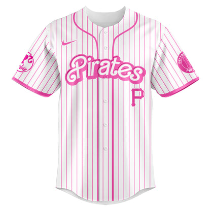 .    Pittsburgh  Pirates MLB x Barbie Night Game Limited Edition Jersey 2025 v2