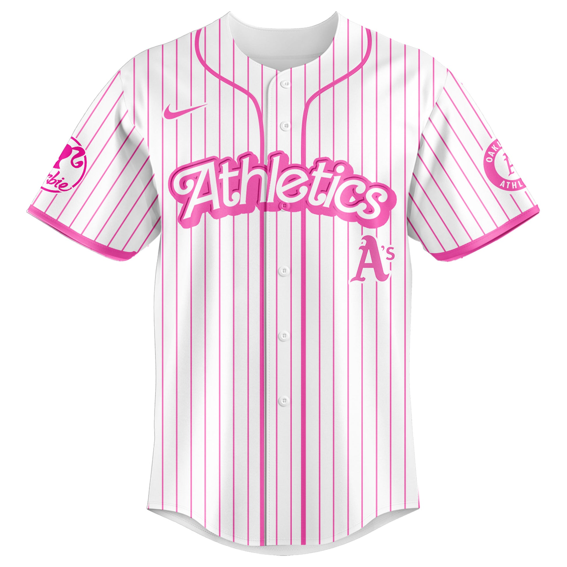 .    Oakland   Athletics MLB x Barbie Night Game Limited Edition Jersey 2025 v1
