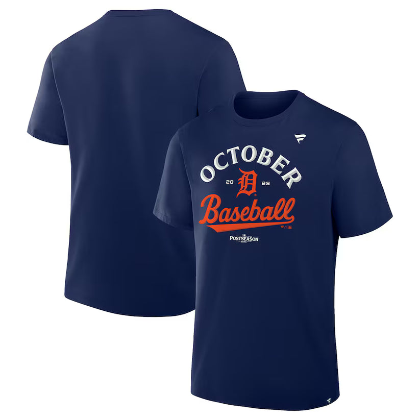 Detroit Tigers October Baseball Post Season 2025 T-Shirt