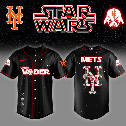 New York Mets x Stars Wars Darth Vader Night Baseball Jersey Editions Limited v2