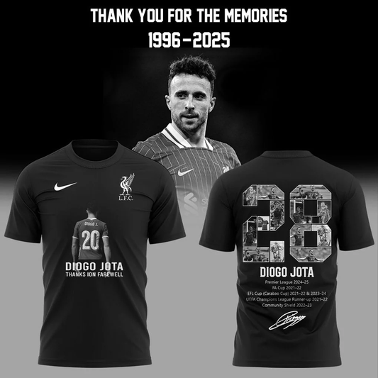 Diogo Jota Thank You For Memories T-Shirt