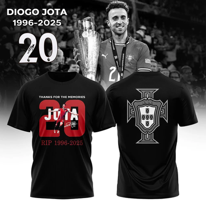 Thanks for the Memories Diogo Jota Portugal 1996-2025 Shirt