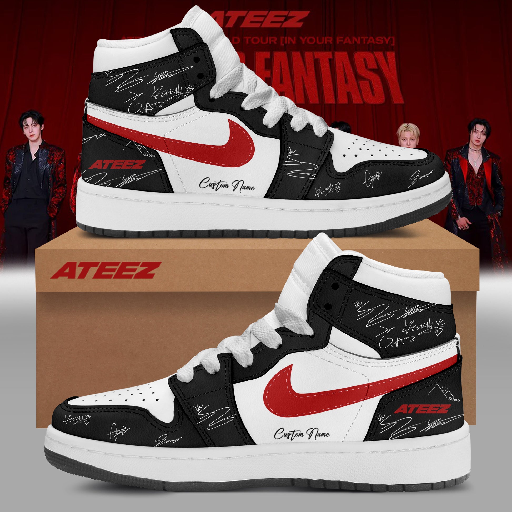 Chicago Cubs x ATEEZ 2025 World Tour JD1 Shoes