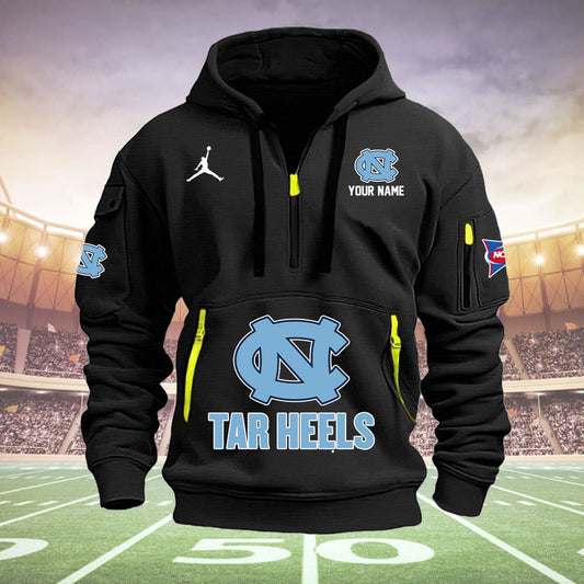North Carolina Tar Heels Quarter Zip Hoodie