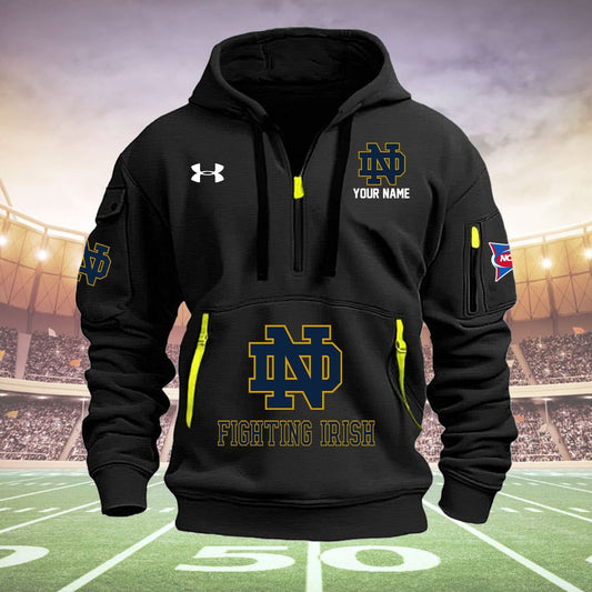 Notre Dame Fighting IrishQuarter Zip Hoodie