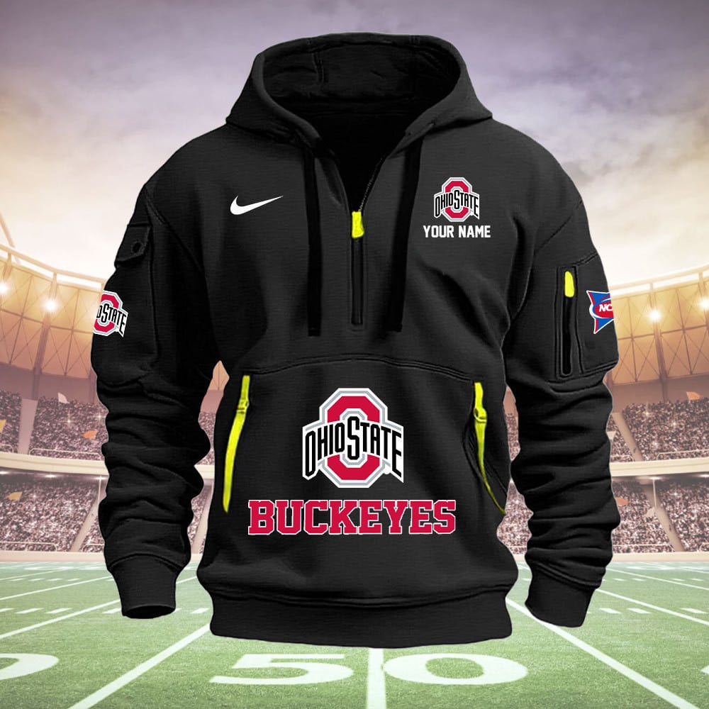 Ohio State BuckeyesQuarter Zip Hoodie