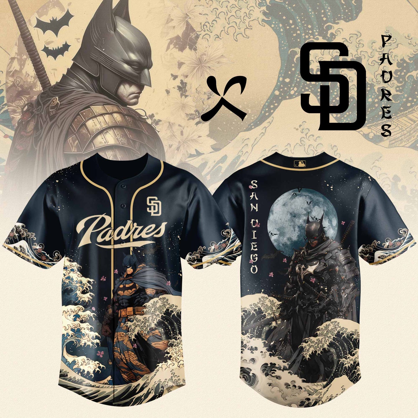 San Diego Padres x Batman Night Limited Edition Jersey 2025