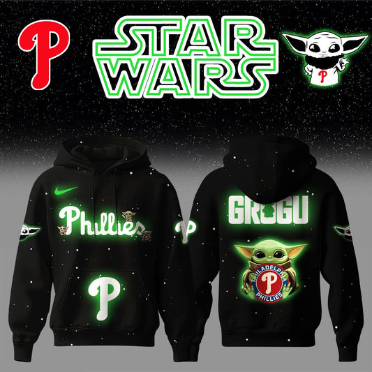Philadelphia Phillies x Stars Wars Baby Yoda Game Night Hoodie Editions Limited