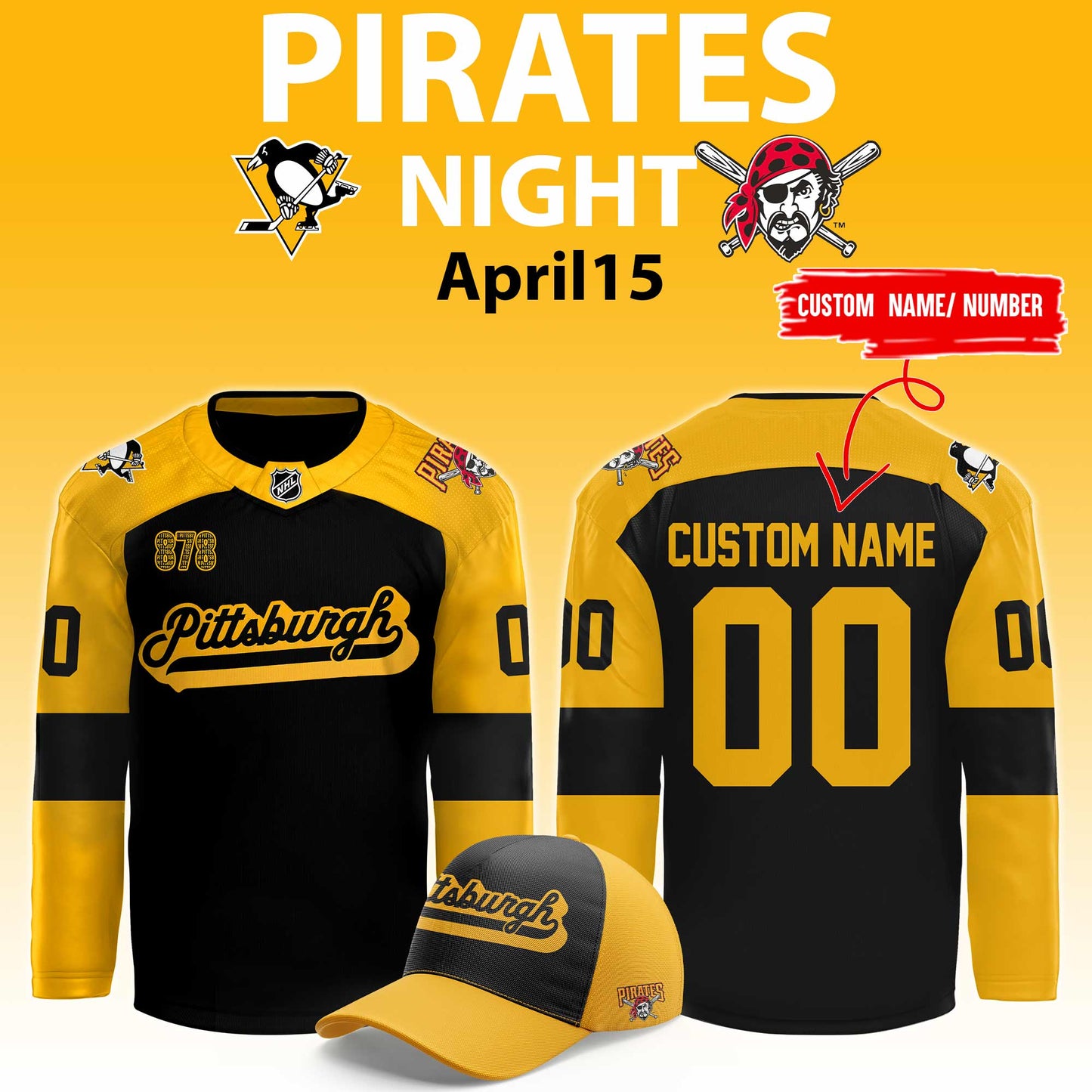 Pirates Night Hockey Jersey