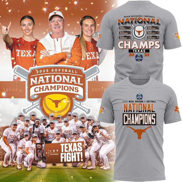 Special 2025 Softball National Champions Texas Softball Tshirt 2