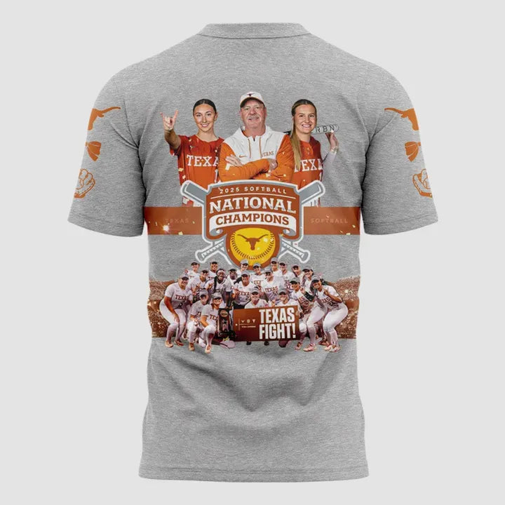 Special 2025 Softball National Champions Texas Softball Tshirt 4