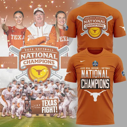 Special 2025 Softball National Champions Texas Softball Tshirt 7