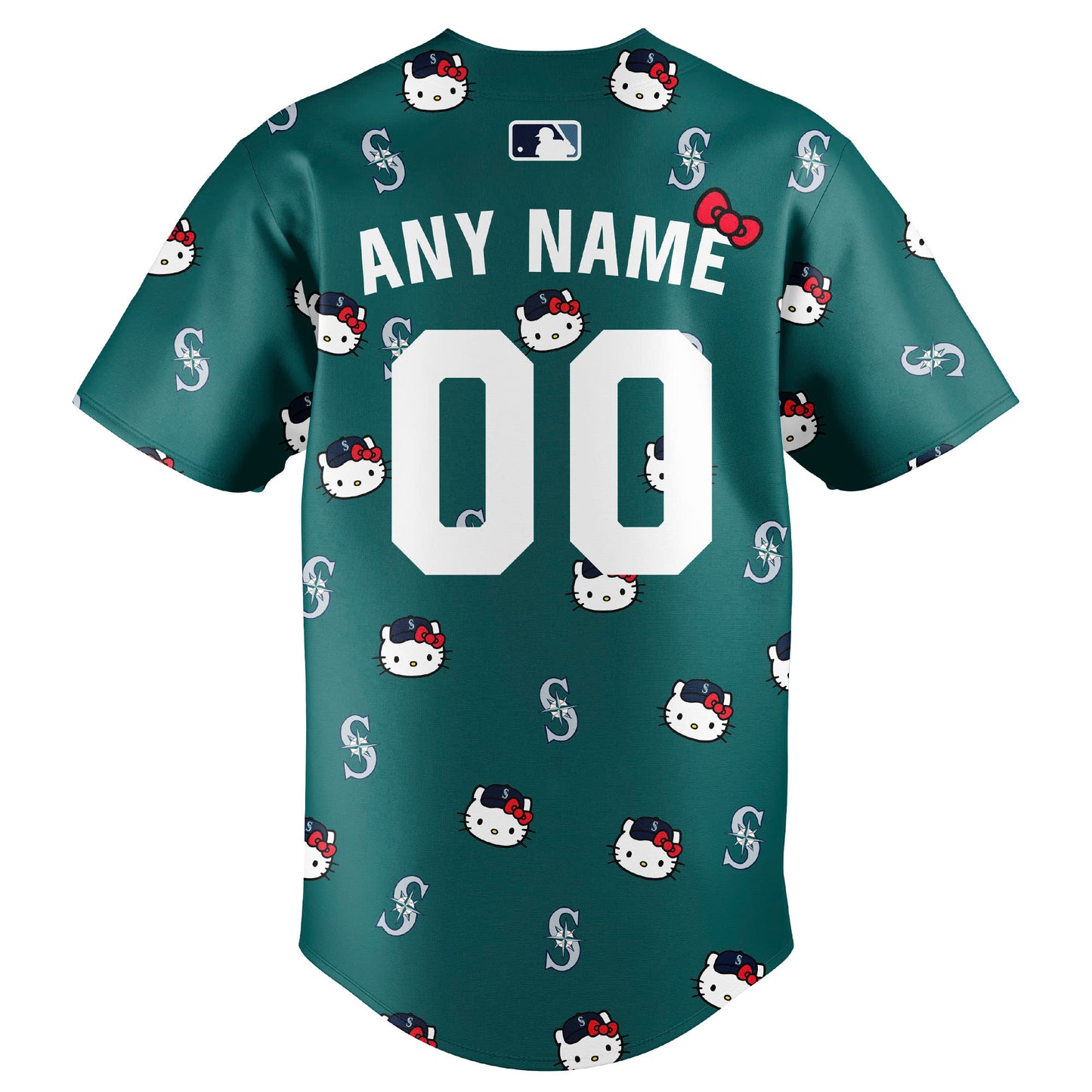 Seattle Mariners 2025 Hello Kitty Bucket Hat Night Combo Baseball Jersey + Bucket Hat