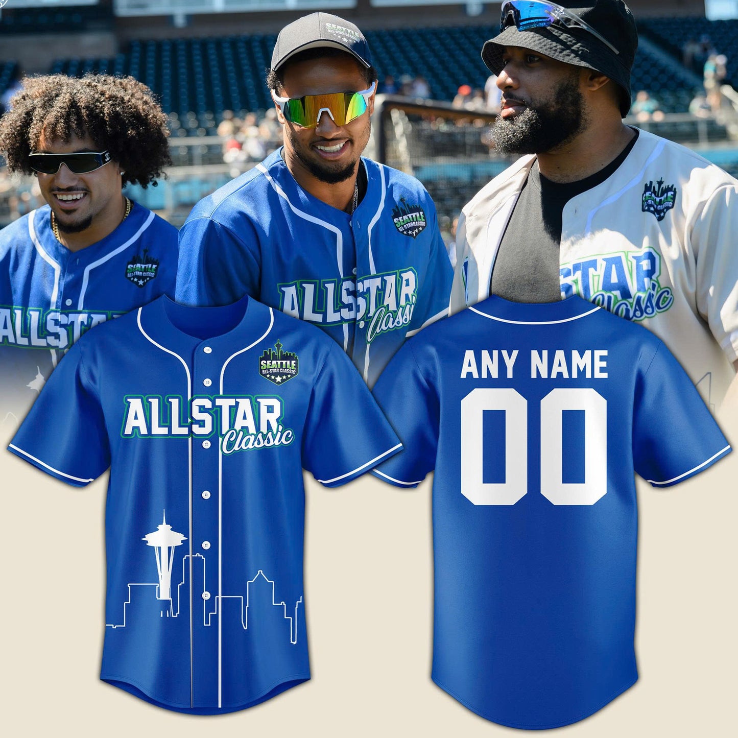 Seattle All-Star Classic jersey 2025 - Blue
