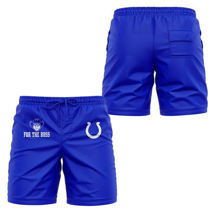 Colts Jim Irsay For The Boss T-Shirt (Blue)