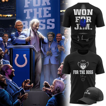 Colts Jim Irsay For The Boss T-Shirt (Black)