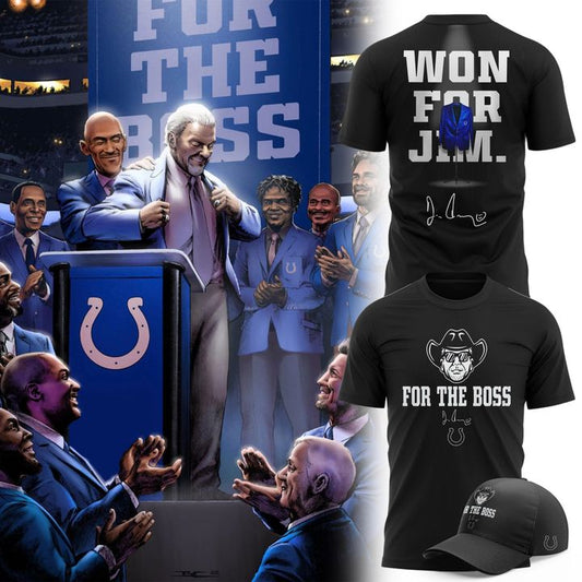 Colts Jim Irsay For The Boss T-Shirt (Black)