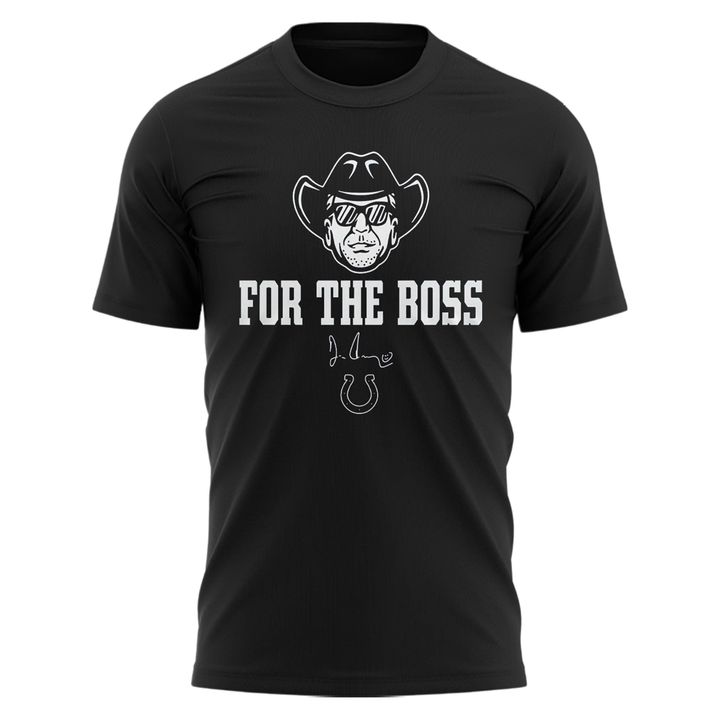 Colts Jim Irsay For The Boss T-Shirt (Black)