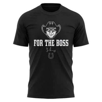 Colts Jim Irsay For The Boss T-Shirt (Black)